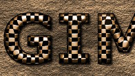 Metal Text On A Stone Wall